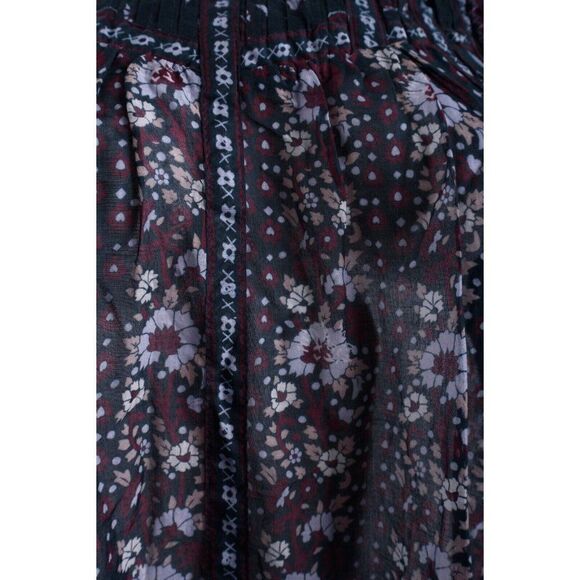 Sea New York Womens Nadine Tunic Mini Dress S Multi-Color Berry Floral NWT - Picture 6 of 7